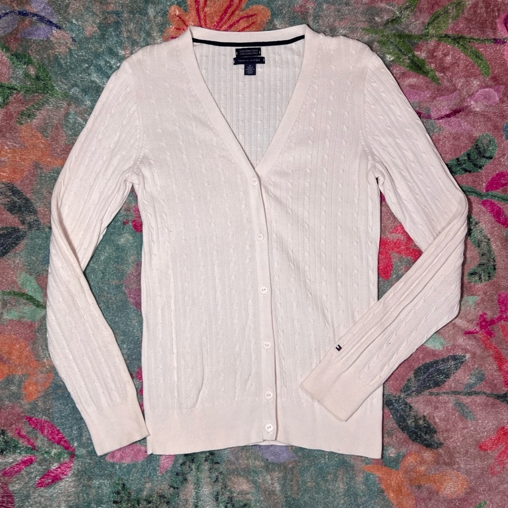 VINTAGE TOMMY HILFIGER SWEATER - SIZE MEDIUM - Y2K